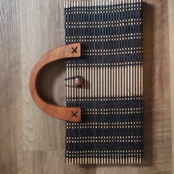 COPY - Boho straw purse - Picture 2 of 4